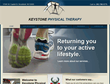 Tablet Screenshot of keystonept.com